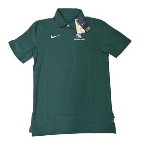 Nike Dri-FIT Michigan State Spartans NCAA College Polo (DN5626-397) Men's Sz S